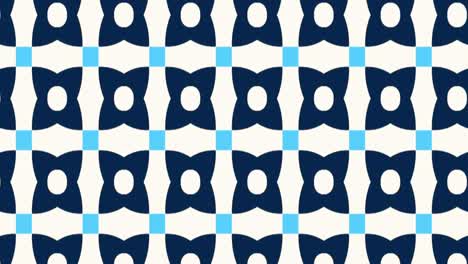 navy bloom matrix seamless floral grid slide animation with endless panning motion