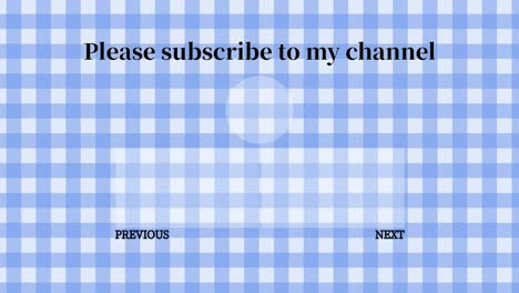 plaid checkered end card ending screen motion graphics