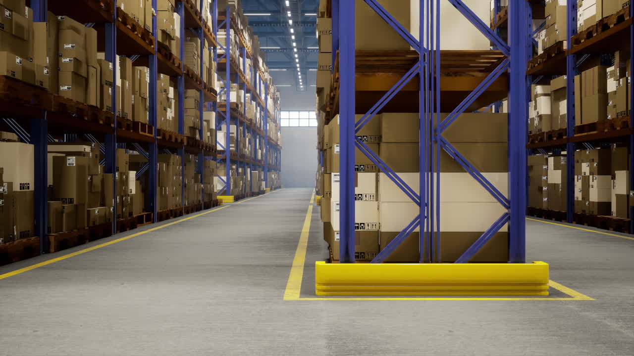 instalación de almacenamiento empaquetada con contenedores de sellos de envío