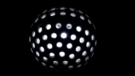 luz de bola de discoteca