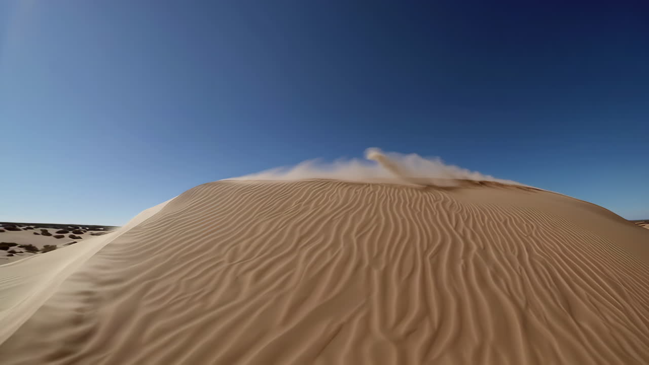 Sand Dune with Wind
