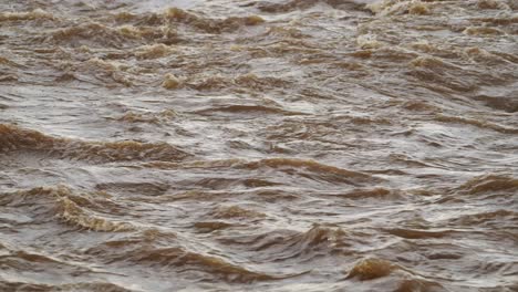 slow motion shot of mara river close up scenery of fast powerful water, african landscape in maasai mara national reserve, kenya, africa safari scenery in masai mara north conservancy