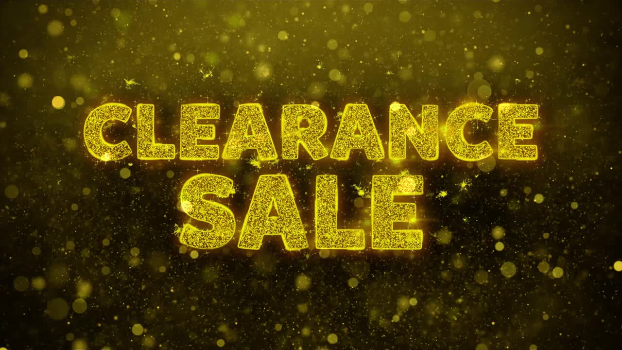 Glitter Clearance Sale