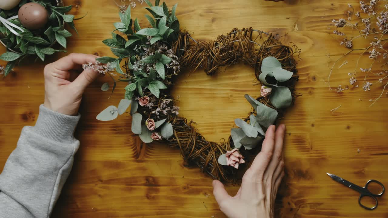 artesanías de decoración para el hogar de pascua.