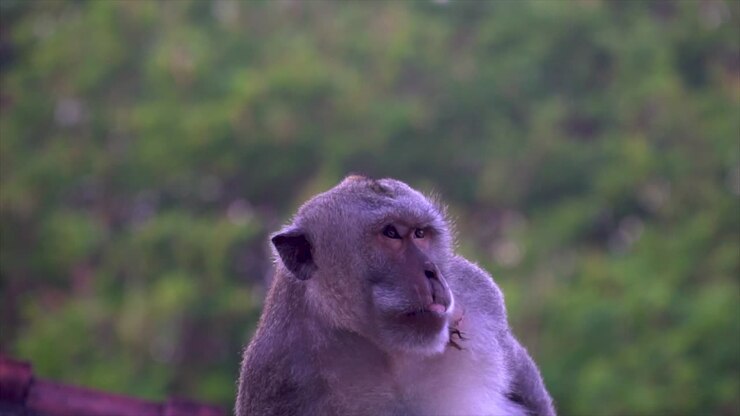 Monkeys in Bali, Indonesia