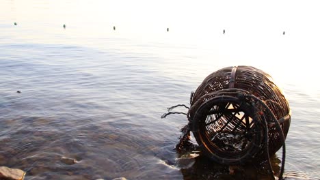 a traditional cambodian woven basket used for fishing in koh trey in kampot, cambodia that perfectly depicts the culture and lifestyle of khmer people