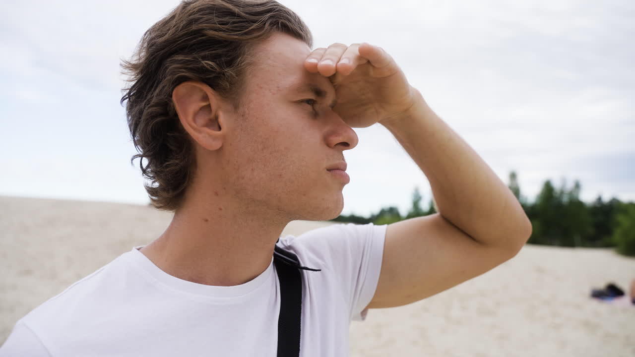 해변에서 구명병