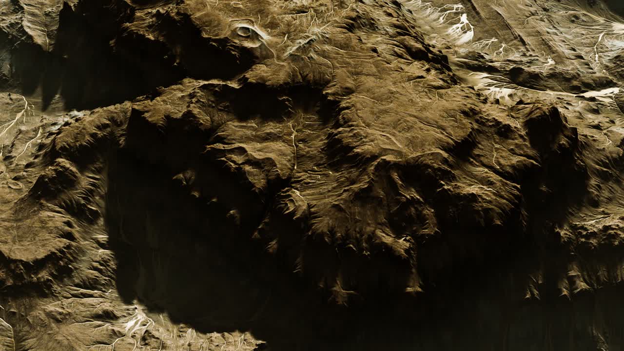 vista del paisaje del planeta alienígena