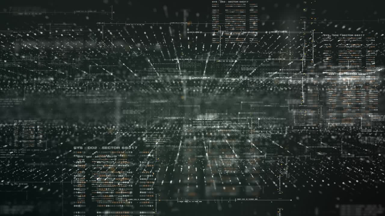 redes neuronales de inteligencia artificial de cuadrícula de matriz holográfica - concepto de 5g