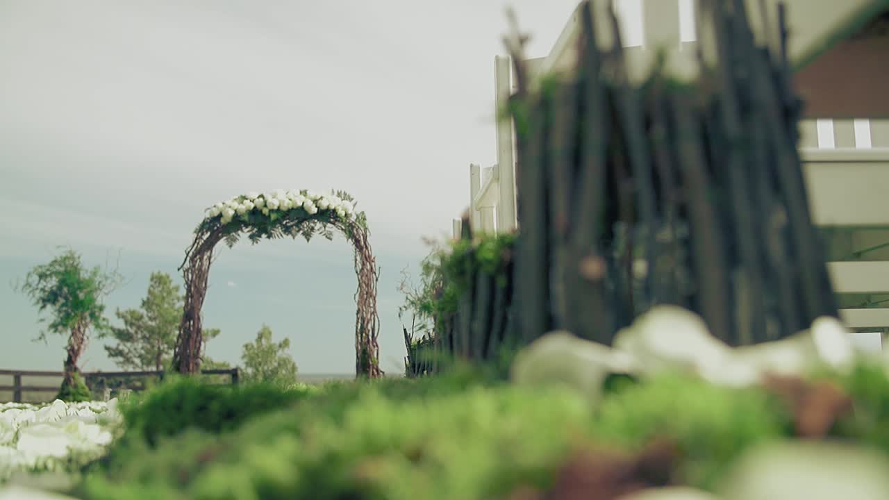 축하 를 위해 준비 된 아름다운 풍경