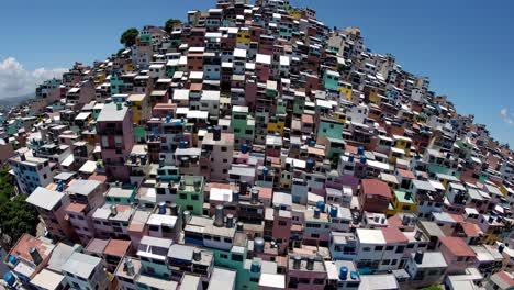 colorful hillside urban housing