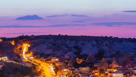 cappadocia at sunset, turkey