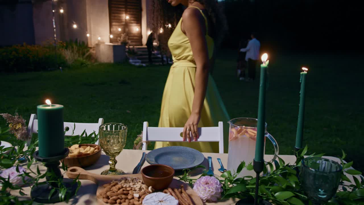 Outdoor Candlelit Dinner