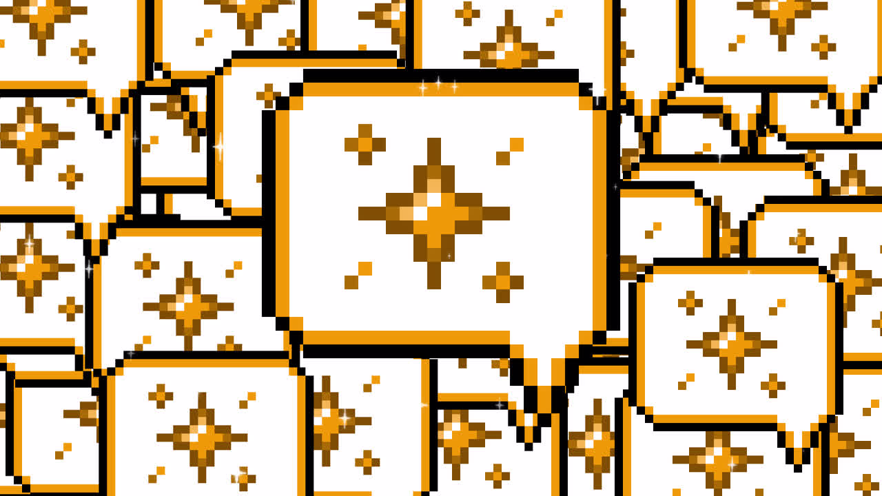 Pixel art pop up speech bubble icon particle Transitions. 1080p - 30 fps - Alpha Channel (7).mov