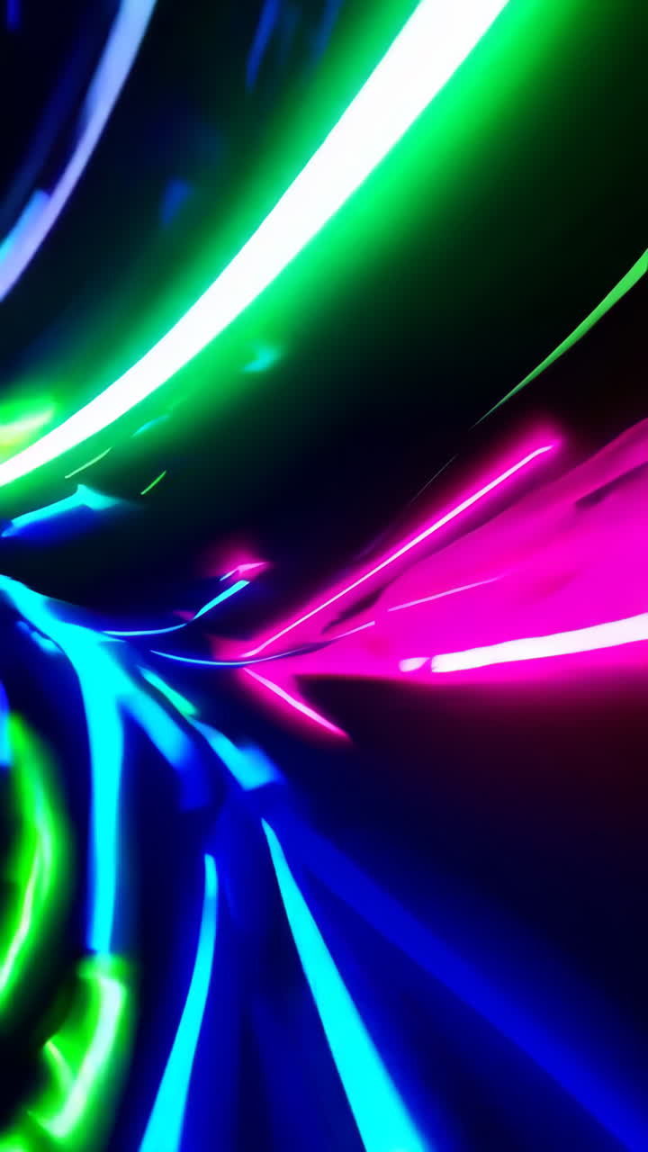 Disegno astratto della luce al neon