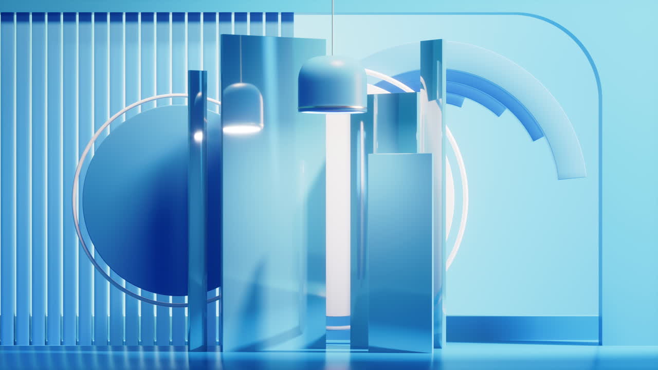 3d 기하학 공간 배경, 3d 렌더링