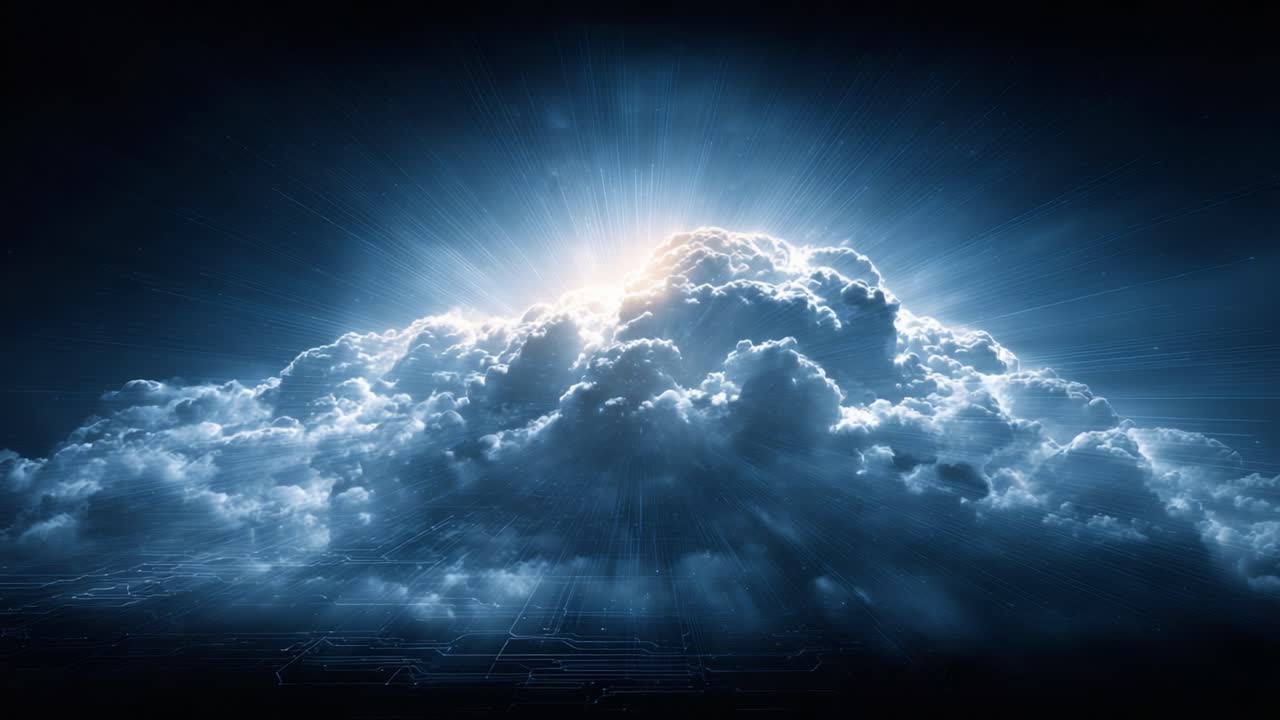 A Stunning Depiction of Clouds Illuminated by Radiant Light, Capturing the Beauty of Nature's Atmosphere in Two Introspective Frames