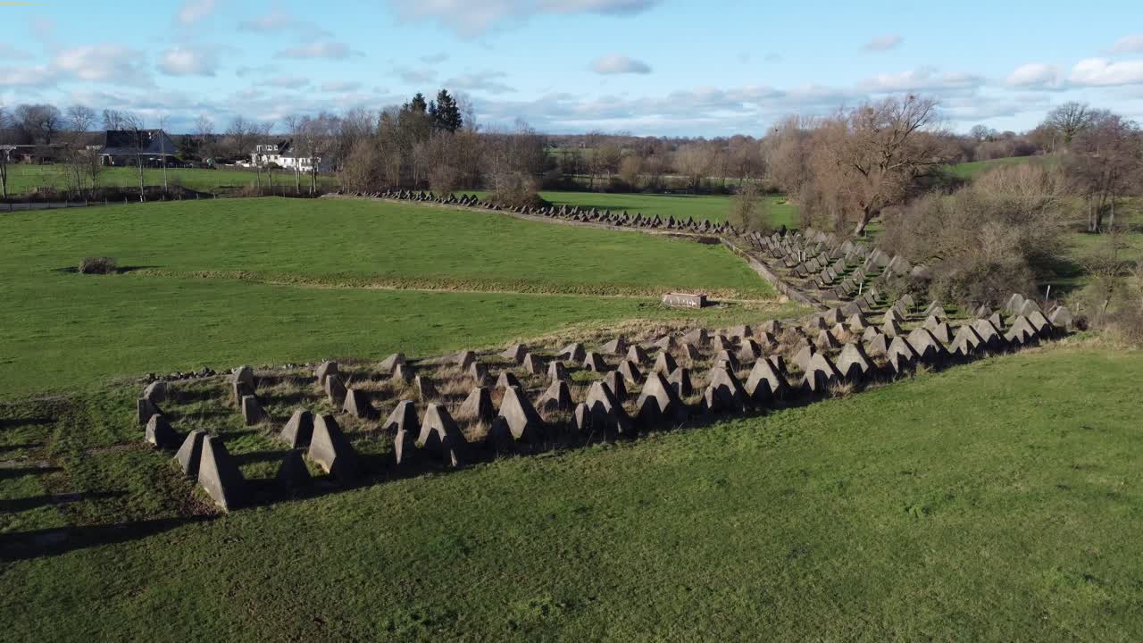 linha siegfried, também conhecida como dentes de dragão