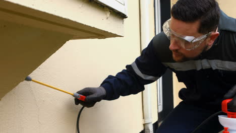 man doing pest control