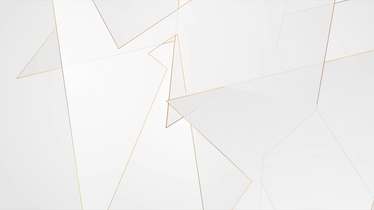 회색과 골든 테크 추상 저 폴리 모션 배경