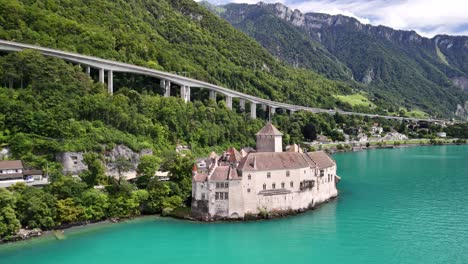 schloss de chillon suiza castillo de chillon, veytaux, suiza el lago de ginebra