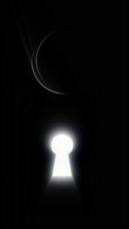 keyhole in the dark