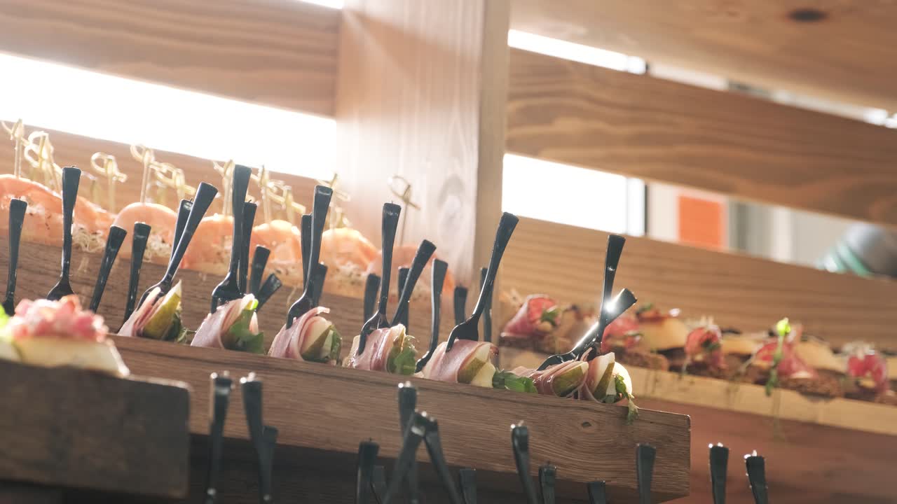 우아한 애피테이저 뷔페