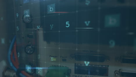 hardware de servidor con mensajes de seguridad de datos móviles