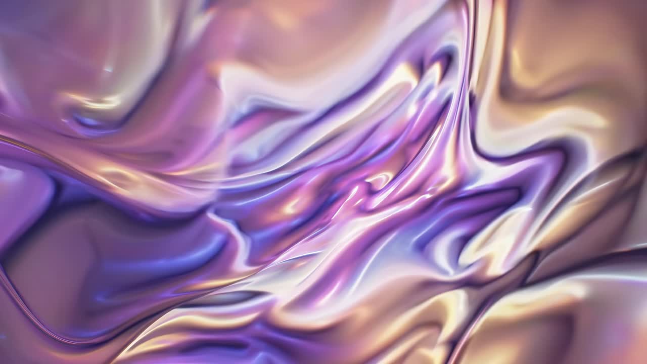 Smooth pastel waves create a mesmerizing abstract dance, flowing and swirling in a seamless, ethereal motion, perfect for backgrounds and artistic projects