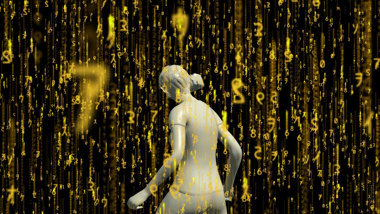 デジタル・アブストラクト・バックグラウンド 4k