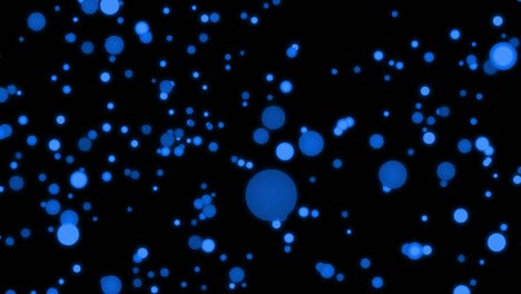 animación de bola de punto de tamaño medio en movimiento gráficos de movimiento