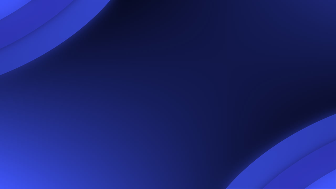 animación de fondo de formas ovaladas geométricas de gradiente azul que se mueven de las esquinas al centro