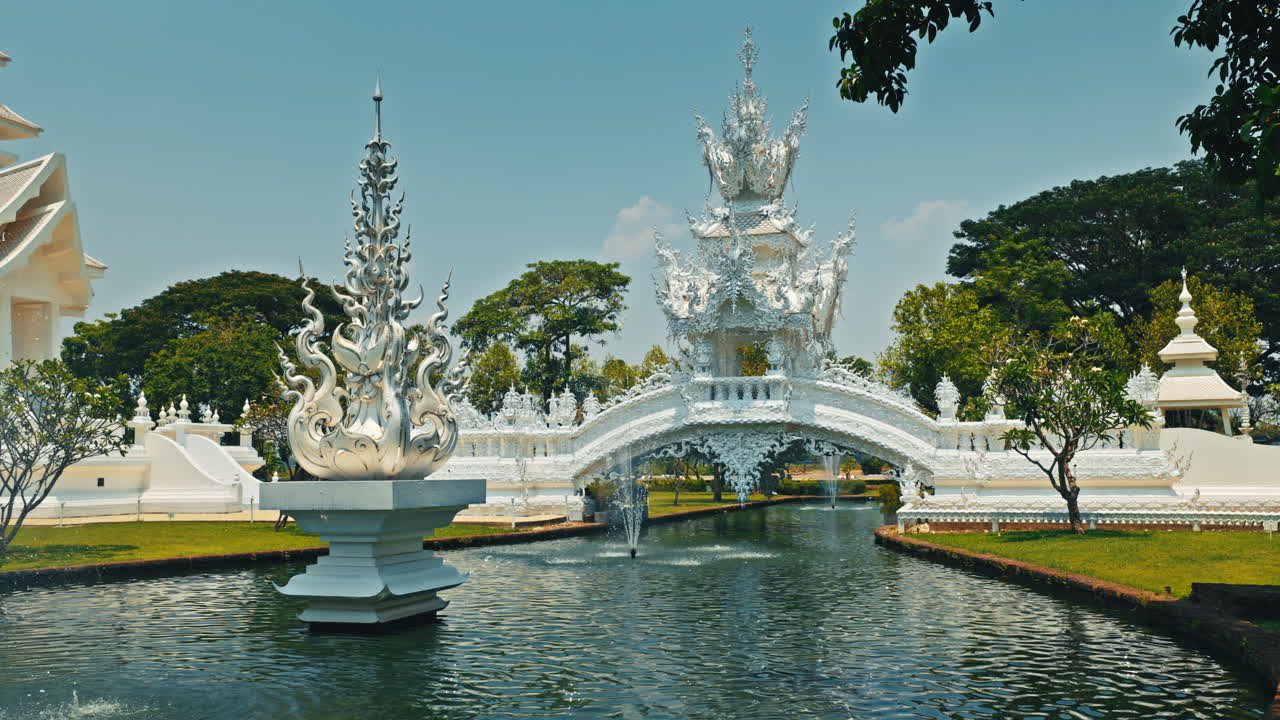 Wat Rong Khun White Temple in Chiang Rai Thailand