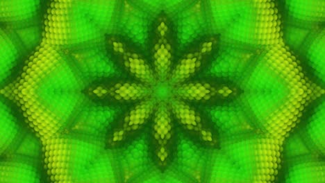3d en bucle abstracto ornamentado fondo decorativo. hipnótico caleidoscopio de moda.