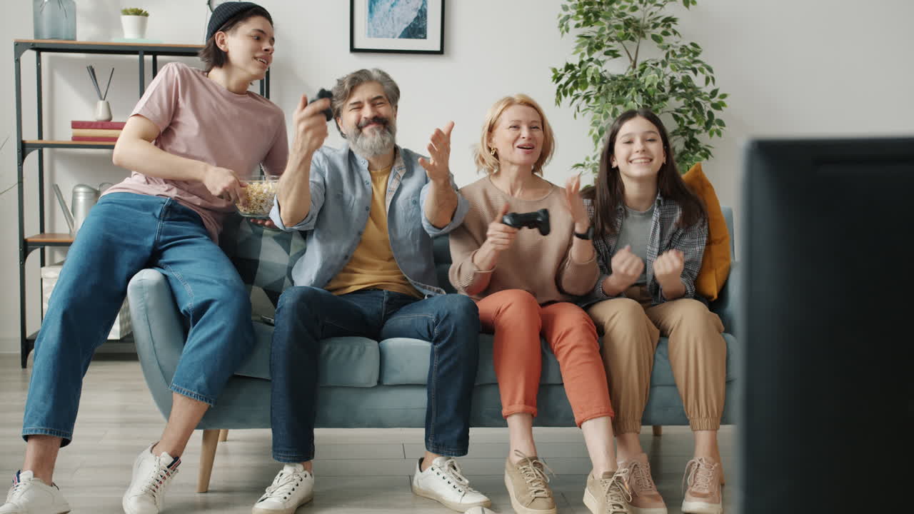 Family Gaming Session