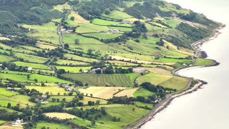 the antrim coast road in northern ireland