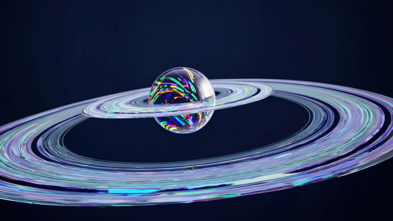 Abstract Holographic Sphere with Rings