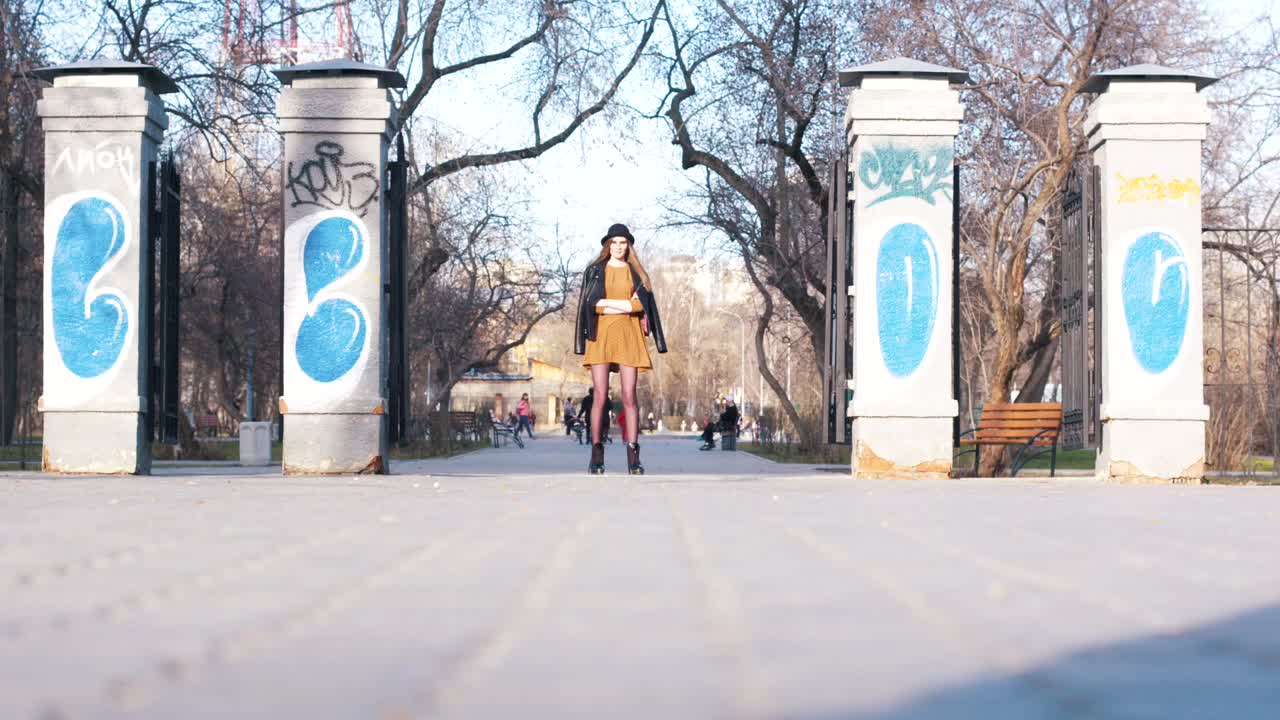 공원에 있는 여자