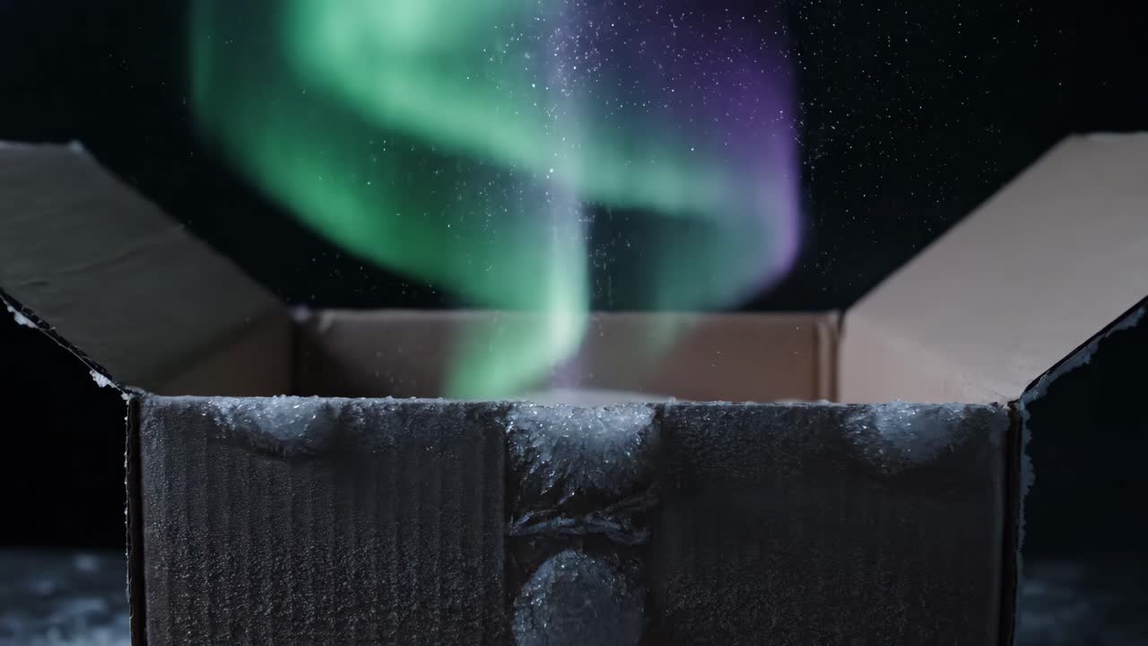 Aurora in a Cardboard Box