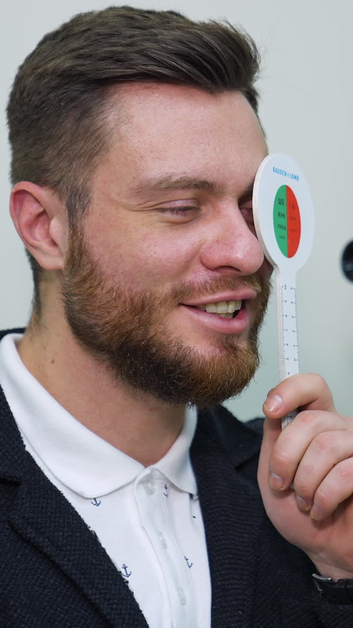 Eye Exam with Vision Chart