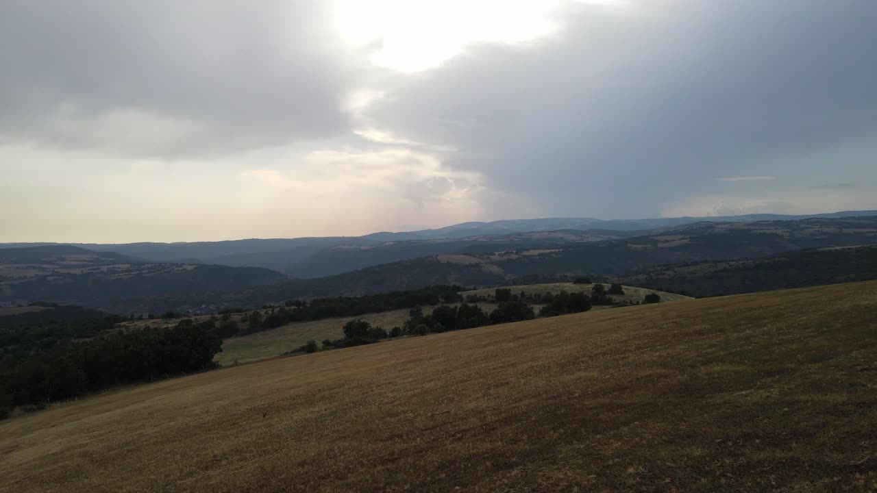 Beautiful scene on meadow for cinematic in France(normal mode) 4k