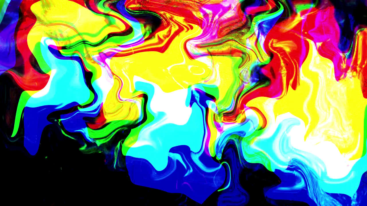 RGB Liquid Transition 03 On Alpha (Use Blending Mode Screen)