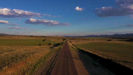 Drohnenschuss-In-Den-Mexikanischen-Nebenstraßen