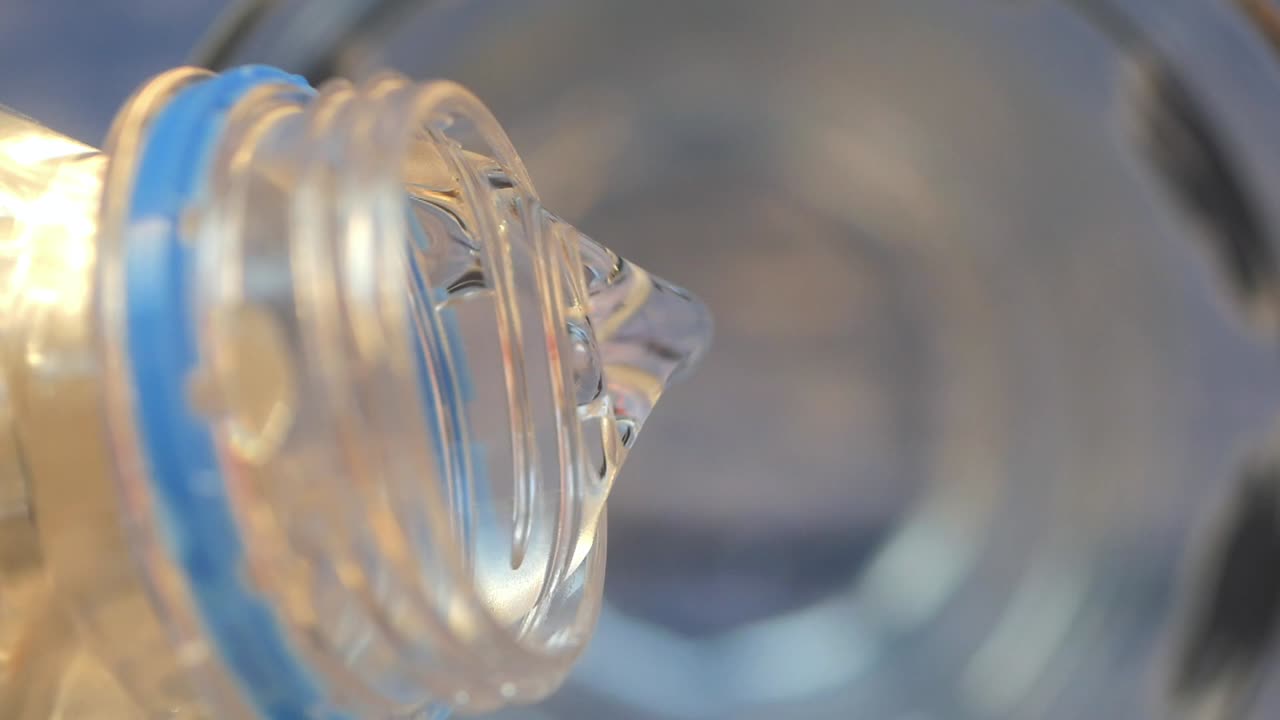 Close-up of a water bottle cap