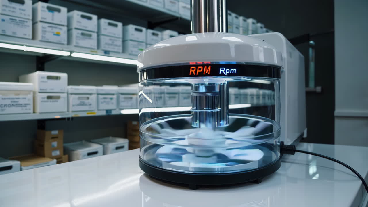 Medical Equipment: RPM Machine in Laboratory Setting