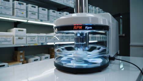 medical equipment: rpm machine in laboratory setting
