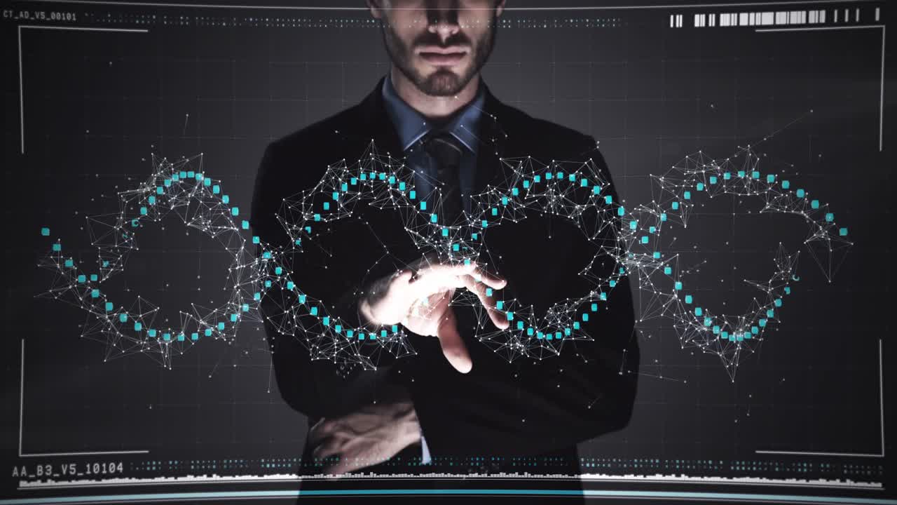 가상 현실 헤드 ⁇ 과 미래의 화면을 사용하는 사람