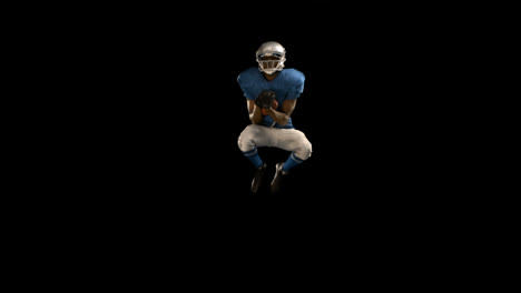 American-football-player-catching-ball