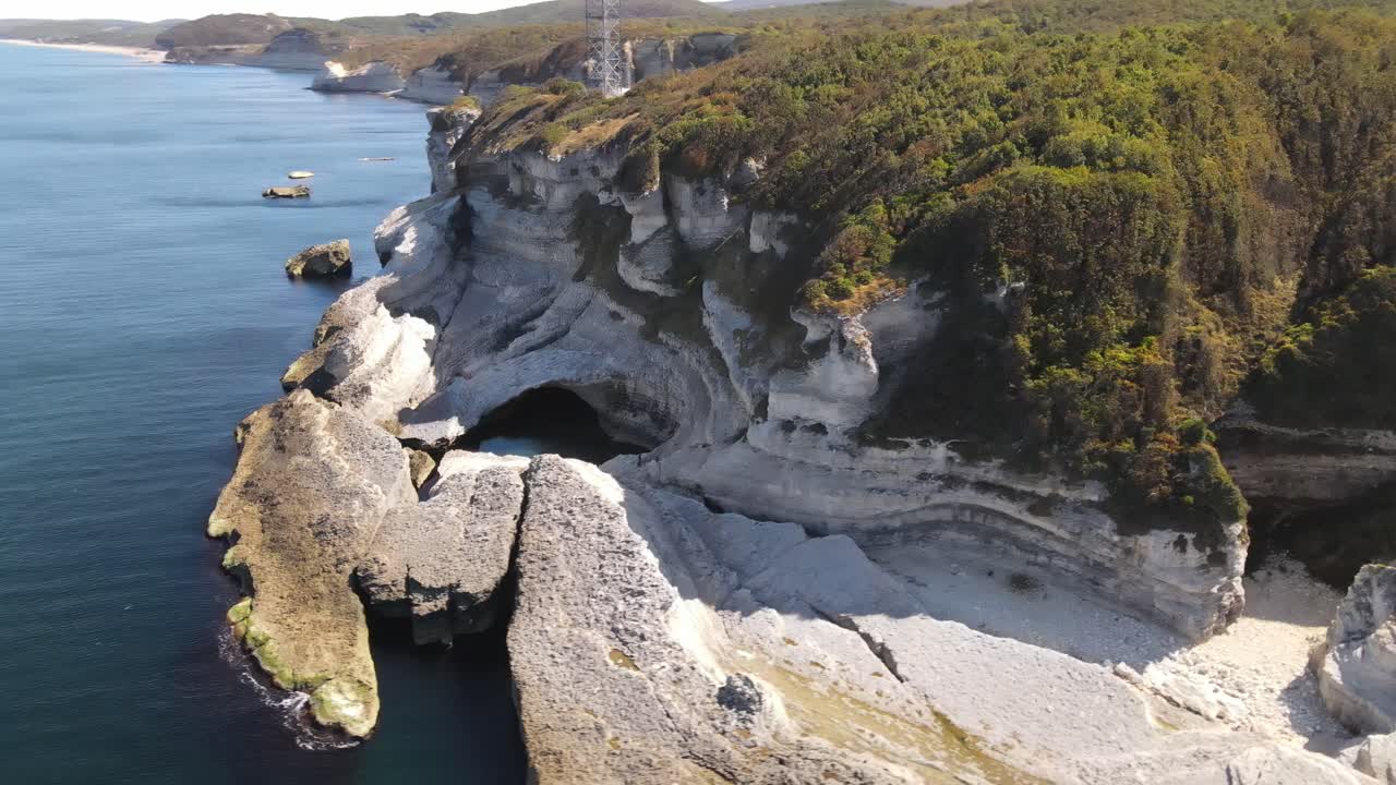 절벽 바다 자연 수영장