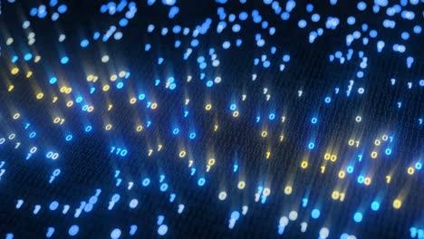 big data cloud computing internet de las cosas iot ai tecnología de red. bucle sin fisuras 4k vj fondo.